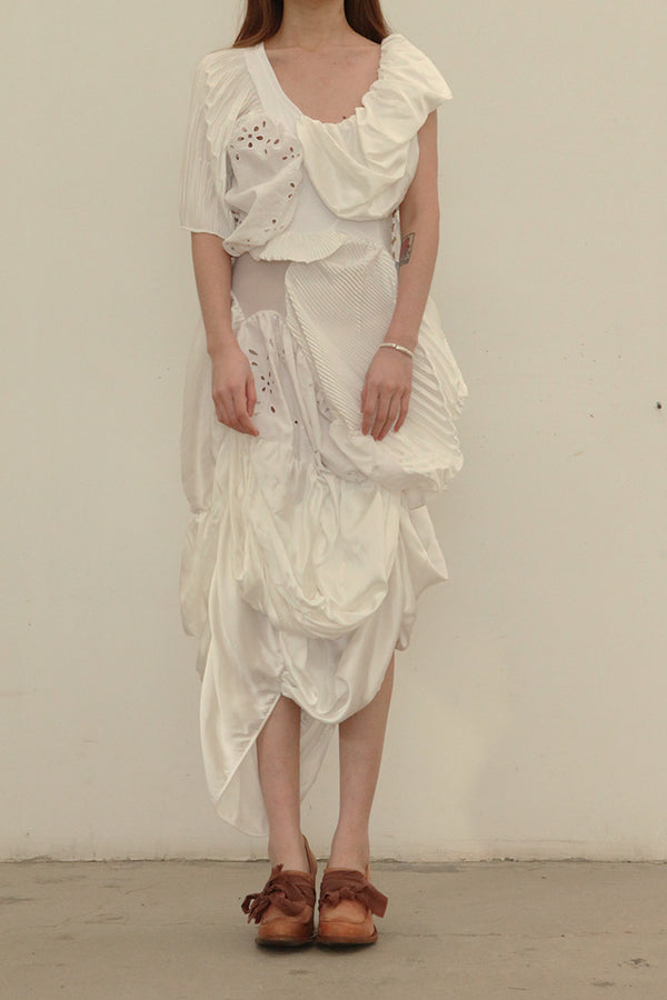 CAROLINE HU silk dress ss21dm03